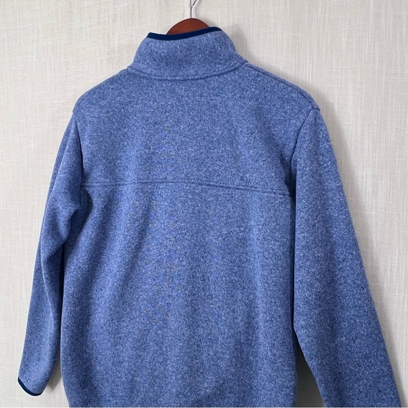 Eddie Bauer Radiator Fleece 2.0 Snap Mock Neck Pullover Jacket Blue Size L - Picture 9 of 12